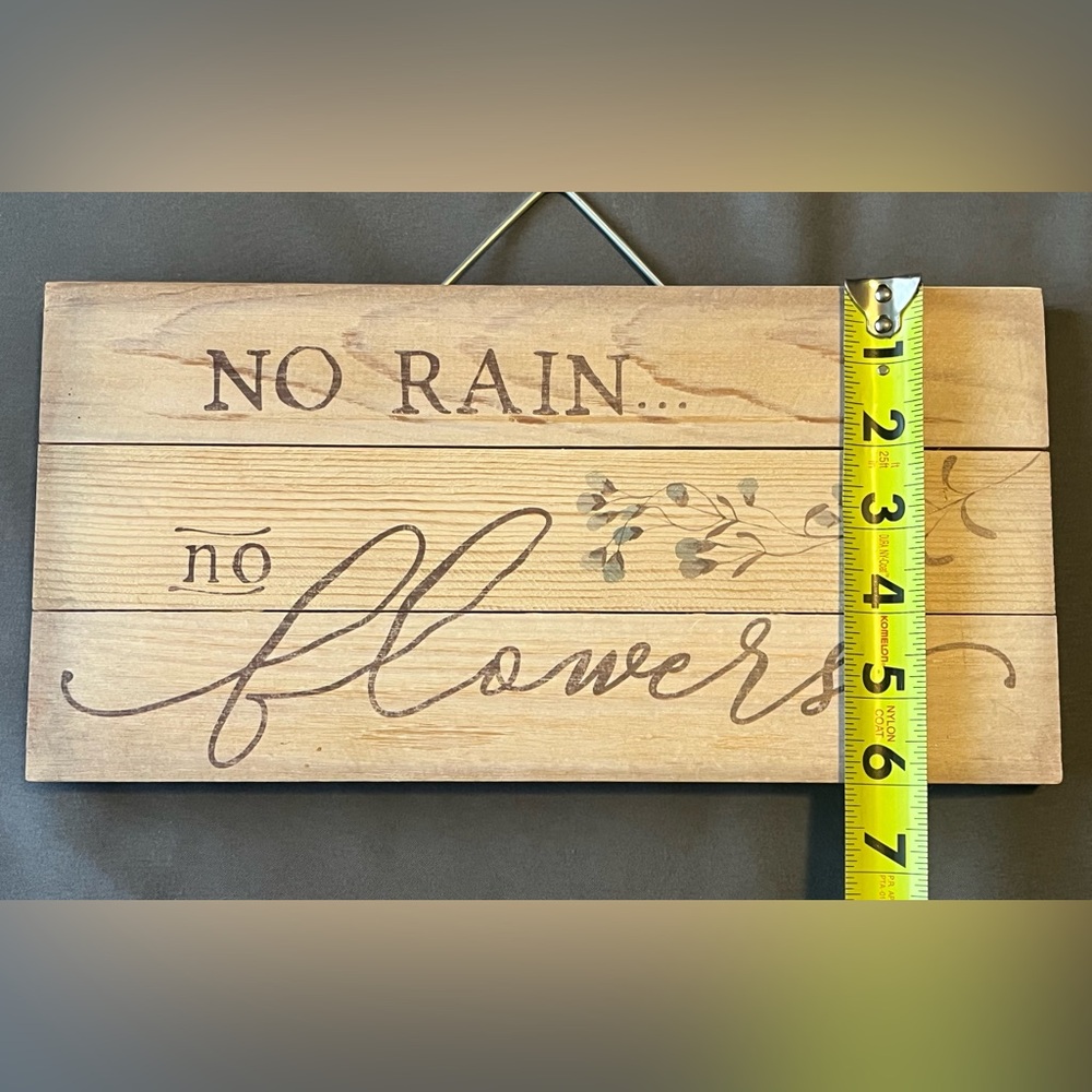 Rustic Farmhouse Slat Wood Sign - Picture 3 of 4